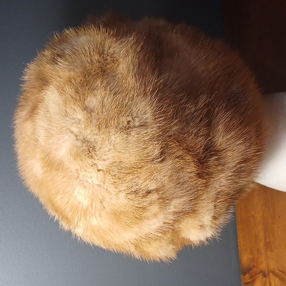 Real fur hat